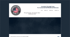 Desktop Screenshot of americanasphaltpavingllc.com